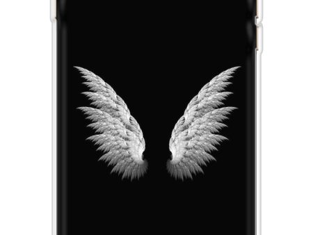 White Angel Wings Soft Cover for iPhone 7 Plus Fashion