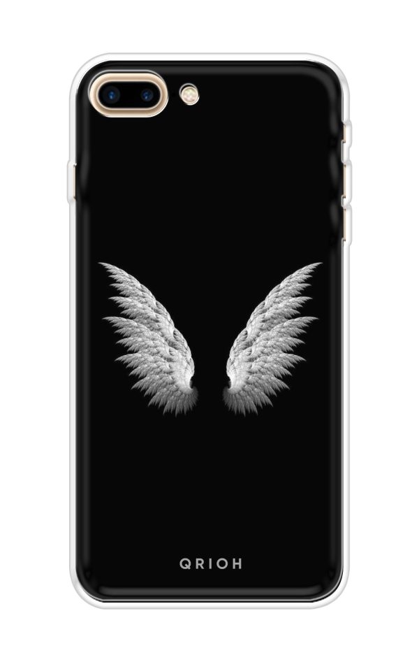 White Angel Wings Soft Cover for iPhone 7 Plus Fashion