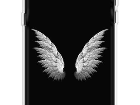 White Angel Wings Soft Cover for Samsung A7 2017 For Cheap