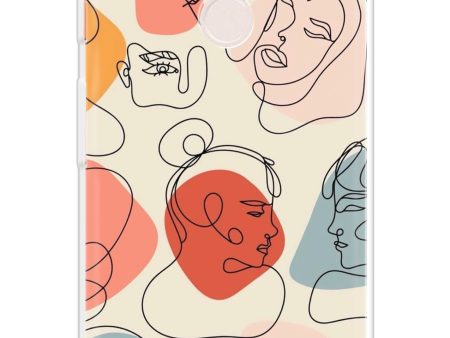 Abstract Faces Soft Cover for Google Pixel 3 XL Discount