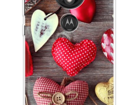 Valentine Hearts Soft Cover for Motorola Moto E5 Play Online now