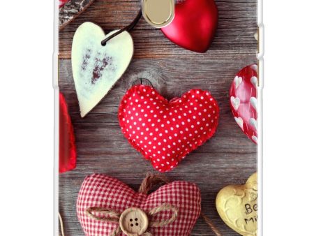 Valentine Hearts Soft Cover for Oppo A7 For Discount