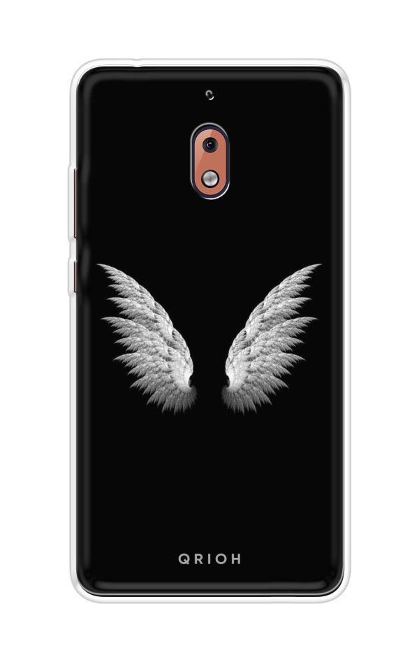 White Angel Wings Soft Cover for Nokia 2.1 Hot on Sale