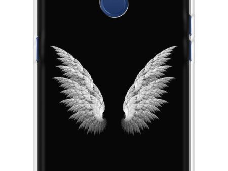 White Angel Wings Soft Cover for Oppo A11k Online Sale