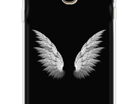 White Angel Wings Soft Cover for Samsung J4 Discount